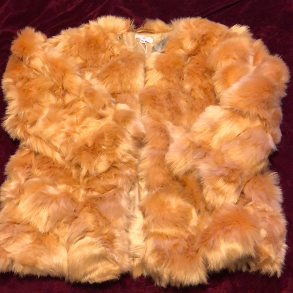 Misguided Faux fur coat